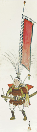 ２．渡辺公観《長刀組太刀渡図》